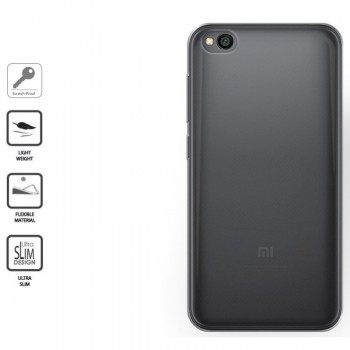 Silikoninis dėkliukas 1.0 mm. storio - permatomas (REDMI GO)